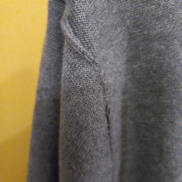 ALEX STEVENS GEOMETRIC PATTERNED SWEATER ZIPPER AT NECK GRAY/BLACK XL - Picture 5 of 6